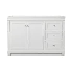Naples 48 in. W Bath Vanity Cabinet Only in White