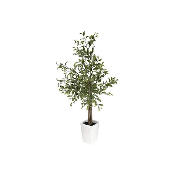 Algreen PRODUCTS 29 in. Artificial Mini Ficus (5 in. x 4.2 in. H pot; 28 in. x 29 in. H)