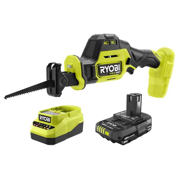 ONE+ HP 18V Brushless Cordless Compact One-Handed Reciprocating Saw Kit with 2.0 Ah Battery and Charger