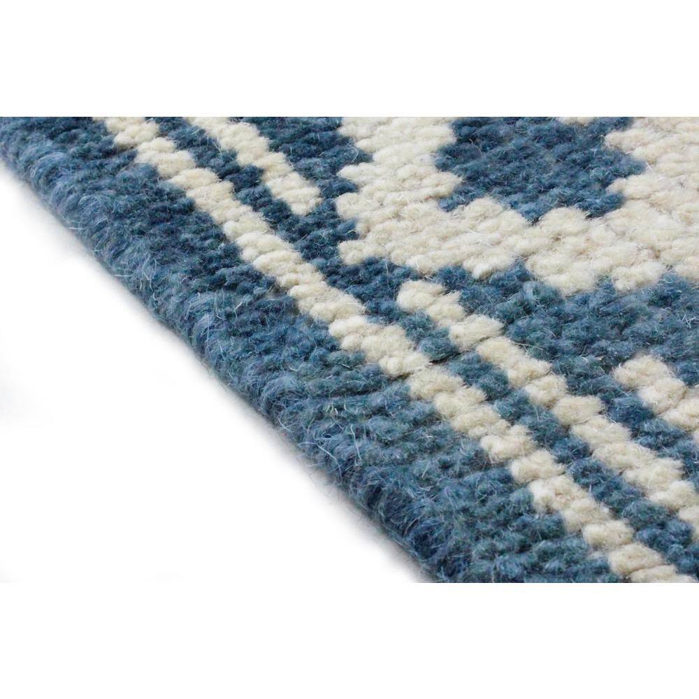 Palmyra Blue and Beige Floral Area Rug 7.6X9.6