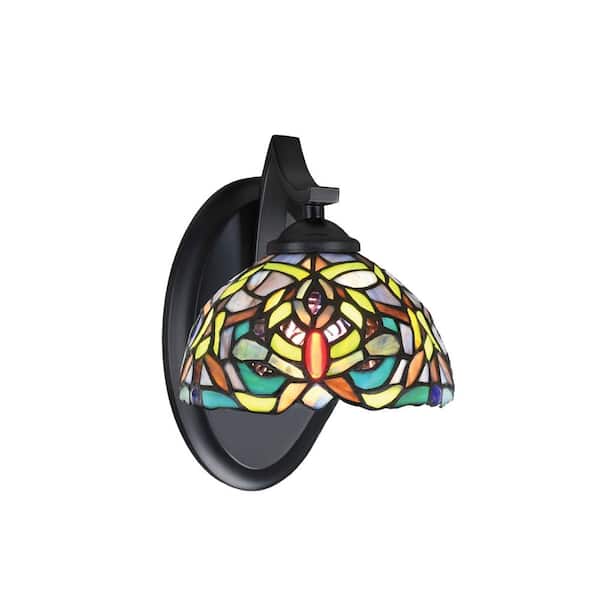 Unbranded Cleveland 1-Light Matte Black Wall Sconce
