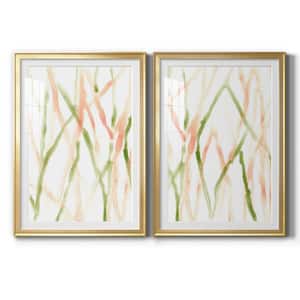 Runnel XIII by Wexford Homes 2 Pieces Framed Abstract Paper Art Print 30.5 in. x 42.5 in. . .