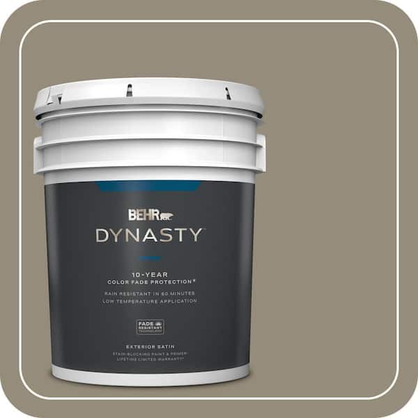 BEHR DYNASTY 5 gal. #770D-5 Carriage Door Satin Enamel Exterior Stain-Blocking Paint & Primer