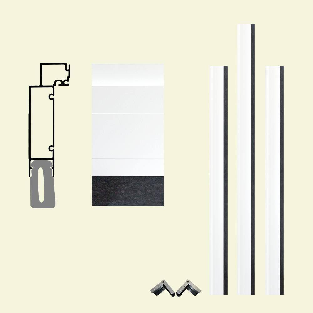 Frontline Pro Series 7 1 2 In X 96 In X 84 In White Aluminum Clad Garage Door Frame With Crownline Casing Ulba080779wh The Home Depot Frontline Pro Series 7 1 2 In X 96 In X 84 In White Aluminum Clad Garage Door Frame With Crownline Casing Ulba080779wh The Home Depot