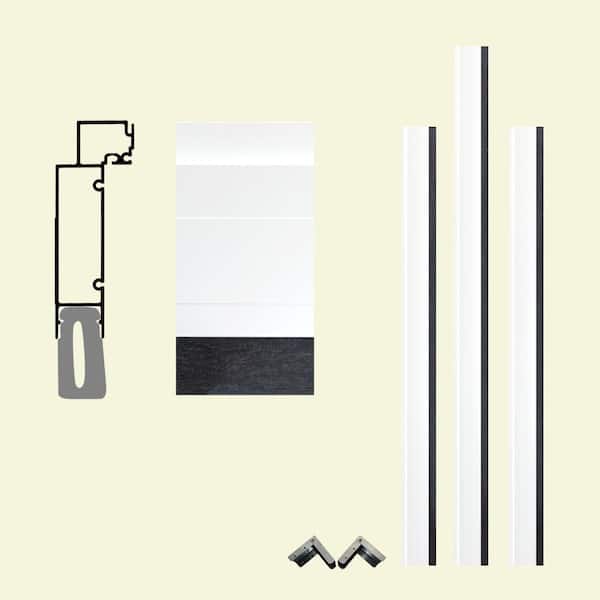 White Aluminum Clad Garage Door Frame, Pro Line Garage Doors