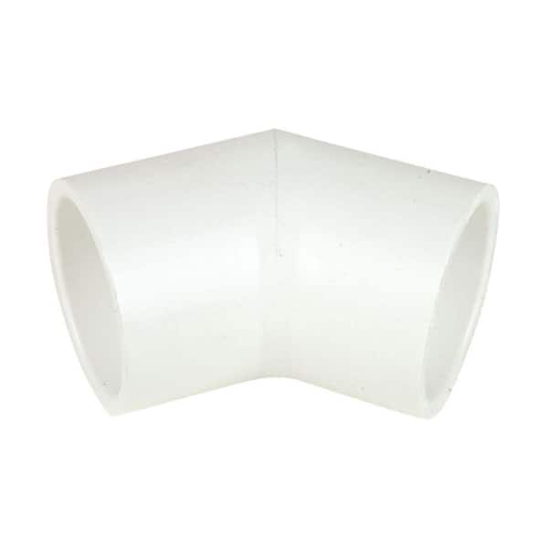 DURA 1 in. Schedule 40 PVC 45° Slip Connection Elbow Fitting