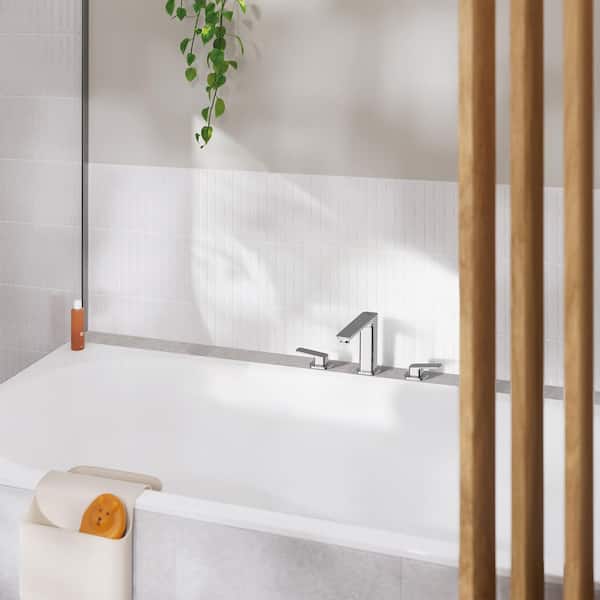 GROHE Cubeo 2-Handle Deck Mount Roman Tub Faucet with Spout and