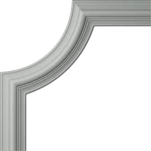 17-3/4 in. x 3/4 in. x 17-3/4 in. Urethane Bedford Panel Moulding Corner (Matches Moulding PML02X01BE)