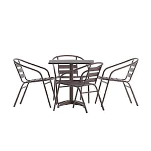 5-Piece Square Outdoor Dining Set