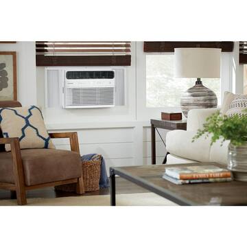 8,000 BTU 115 Volts Window Air Conditioner Cools 350 Sq. Ft. with Remote Control in White