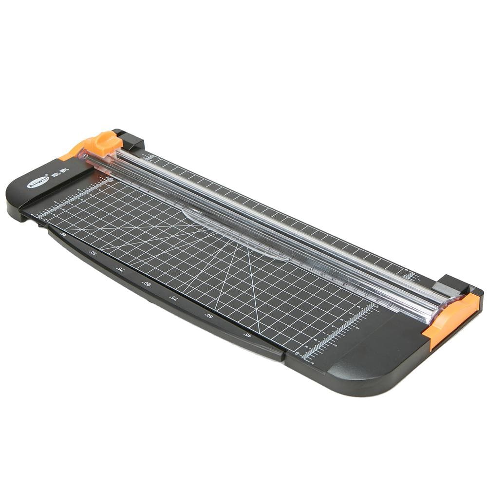 Portable Paper Cutter with Finger Guard, Black