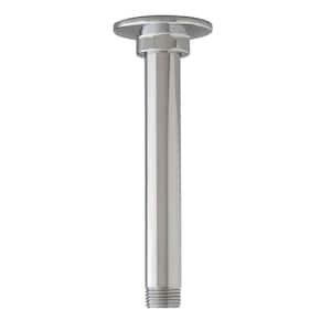 6 in. Ceiling Mount Shower arm, Vibrant Brushed Nickel