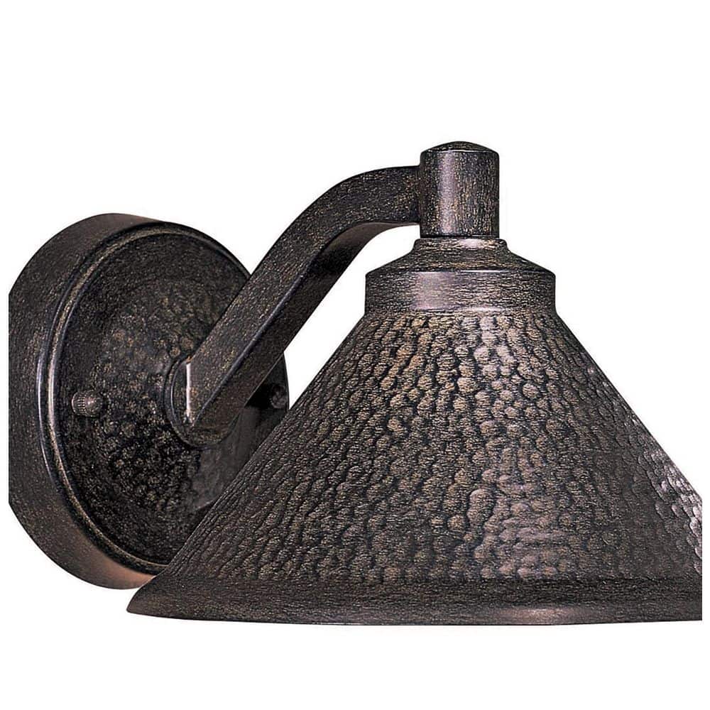 Aspen Bronze Dimmable Outdoor Wall Light, 13" Direct Wired
