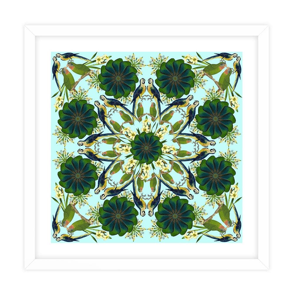 Nature Kaleidoscopes Framed Animal Art Print 18 in. x 18 in.