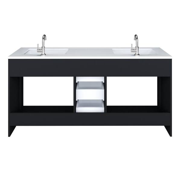 VOLPA USA AMERICAN CRAFTED VANITIES Capri 72 in. W x 22 in