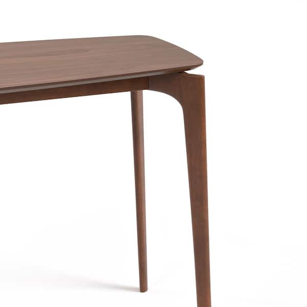 Narrow walnut dining table online