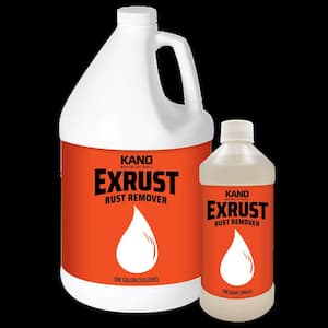 Rust Remover, Industrial-Grade, Effective, For Use on Ferrous Metals, Soak or Spray, 50-State VOC Compliant