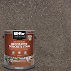 1 gal. #DCS-835 Carob Semi-Transparent Flat Interior/Exterior Decorative Concrete Stain