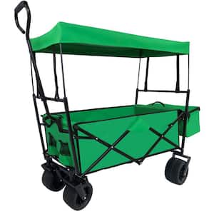 6.5 Cu.Ft. Steel Garden Cart in Green