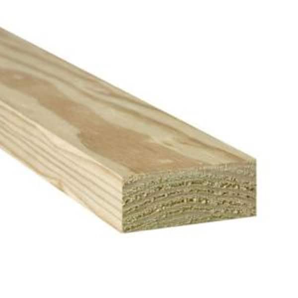 1 in. x 2 in. x 8 ft. Pressure-Treated Board
