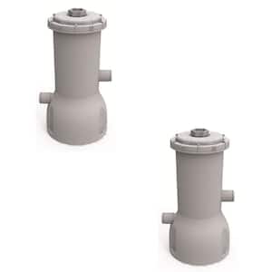 Clean Plus 1000 GPH Above Ground Swimming Pool Filter Pump (2-Pack), Single Speed