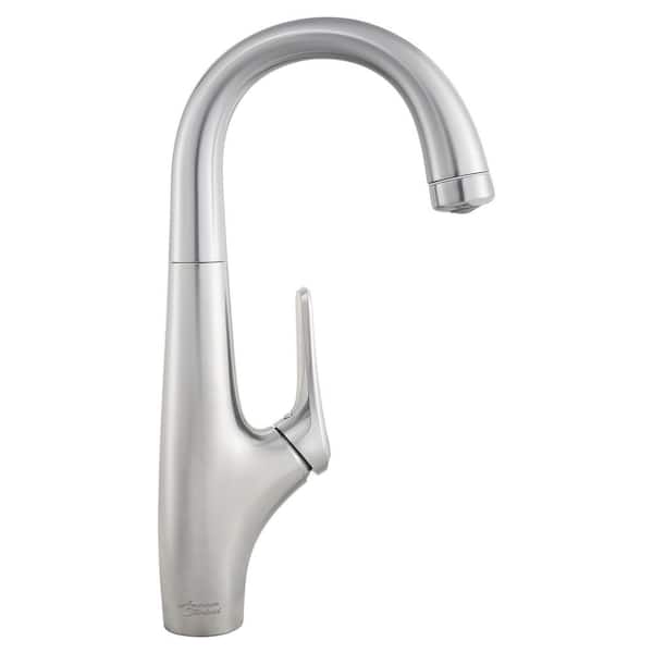 American Standard Avery Single-Handle Bar Faucet with Pull-Down Sprayer in Stainless Steel