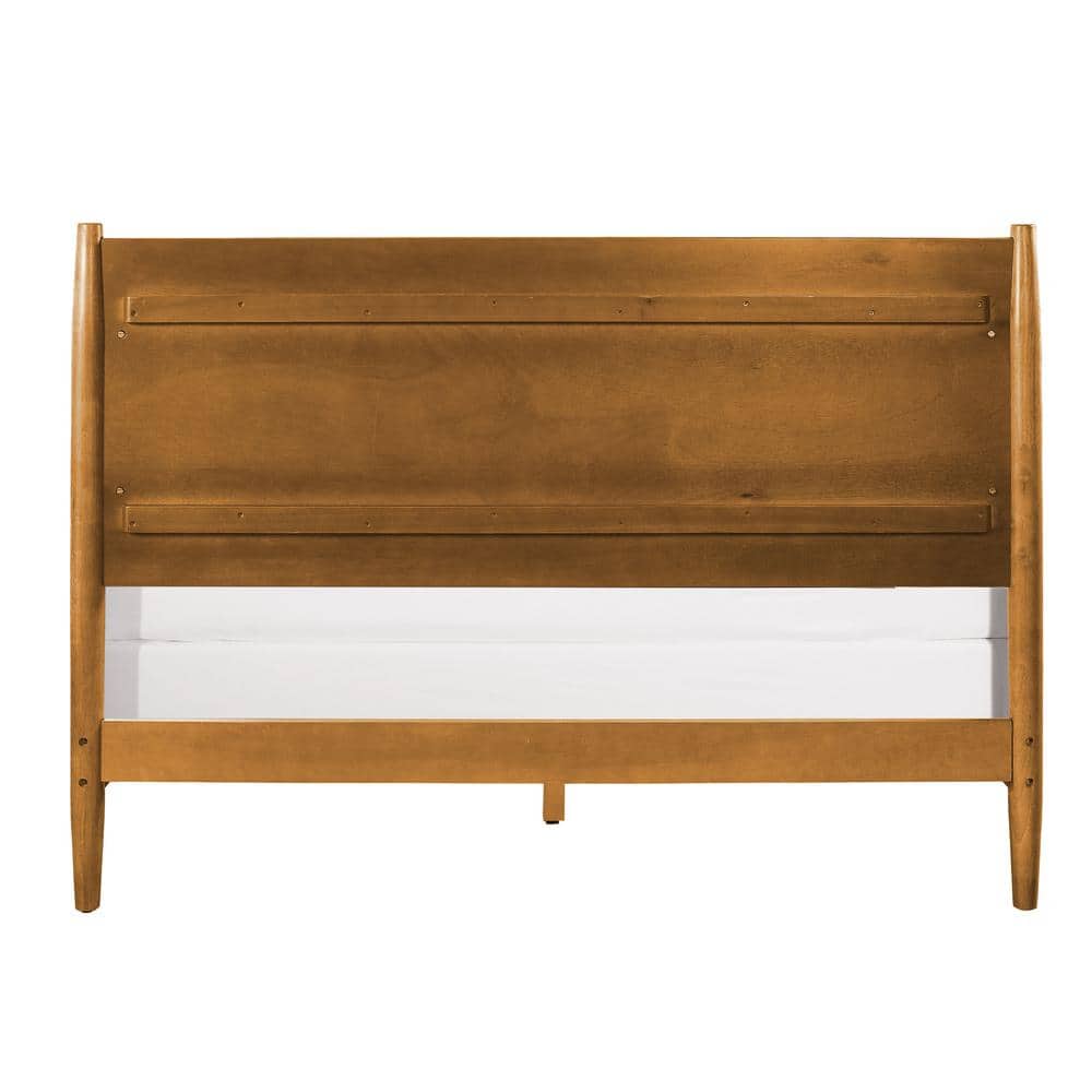 Acorn Queen Mid-Century Modern Wood Bed Frame