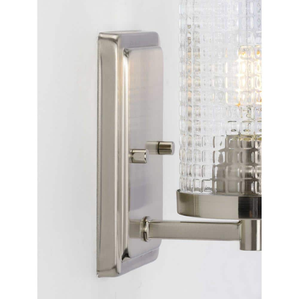 Fawcett Brushed Nickel Dimmable One-Light Bath Sconce