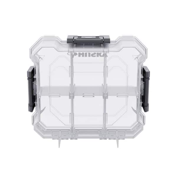 Husky 6 in. 6-Compartment Waterproof Small Storage Organizer 999