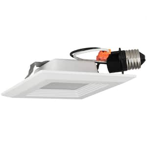 4 in. Housing Required 4000K Remodel IC Rated Dimmable ENERGY STAR Integrated LED Recessed Light Kit with E26 Base