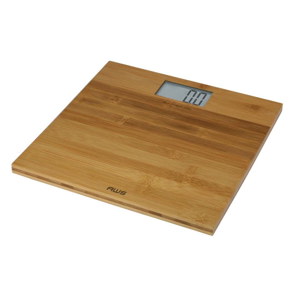 American Weigh Scales Digital Bathroom Scale in Bamboo – eX-tremes