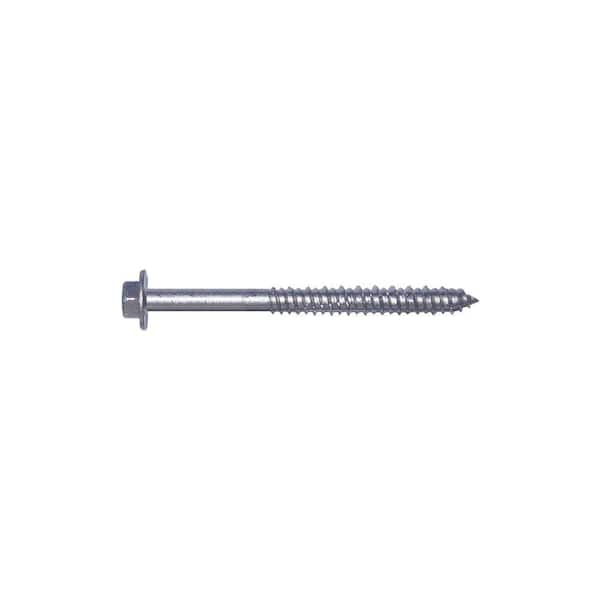 Blue-Tap 1/4 in. x 2-3/4 in. Stainless Hex-Head Concrete Screw (5-Pack)