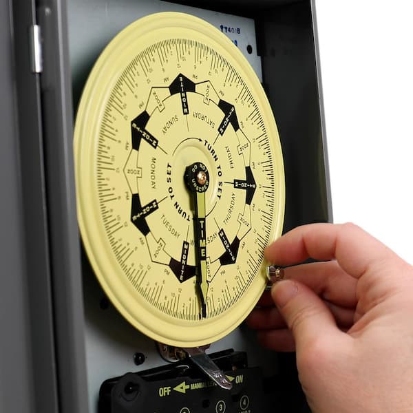 Intermatic T7000B Series 40 Amp 7-Day Mechanical Time Switch with