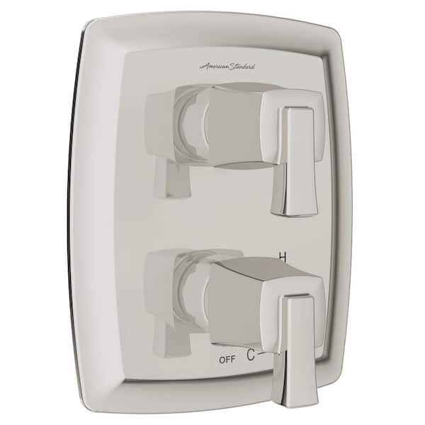 Townsend 2-Handle Wall Mount Diverter Valve Trim Kit in Polished Nickel (Valve Not Included)
