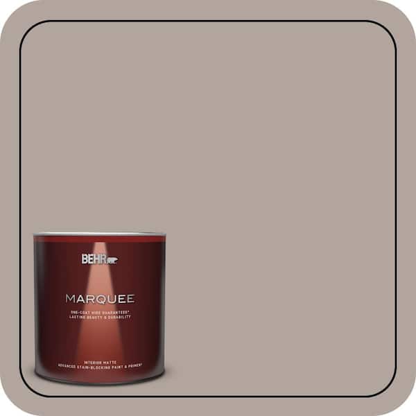 BEHR MARQUEE 1 qt. #780B-4 Slate Pebble Matte Interior Paint & Primer