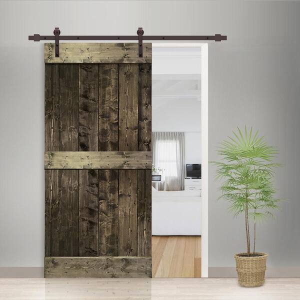 CALHOME Distressed Mid-Bar 36 in. x 84 
