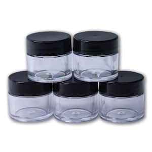 1/4 oz. Clear Plastic Jars (Set of 5)
