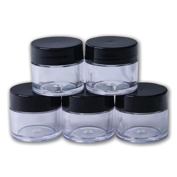 JACQUARD 1/4 oz. Clear Plastic Jars (Set of 5)