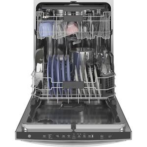 24 in. Stainless Steel Top Control Built-In Tall Tub Dishwasher with 3rd Rack, Bottle Jets, and 46 dBA