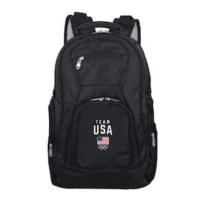 Olympics Team USA Backpack Laptop in Black Duffel Bag