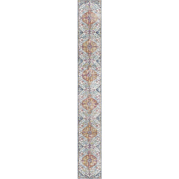 Demeter Ivory 3 ft. x 20 ft. Indoor Area Rug