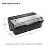 Hamilton Beach Nutrifresh Vacuum Sealer, Liquid & Food