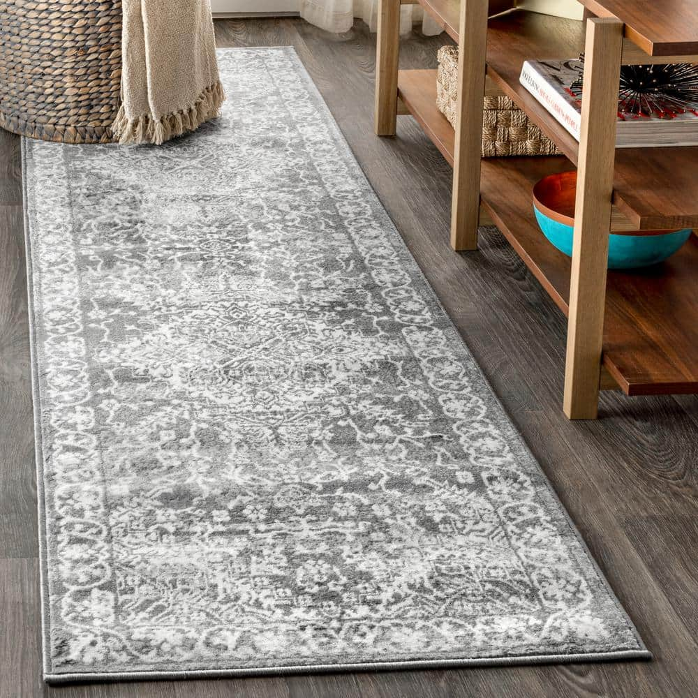 Carpet good 8'x10' Modern Silver Leaf Design Rug 8x10 Thick Dense Grey Large Living