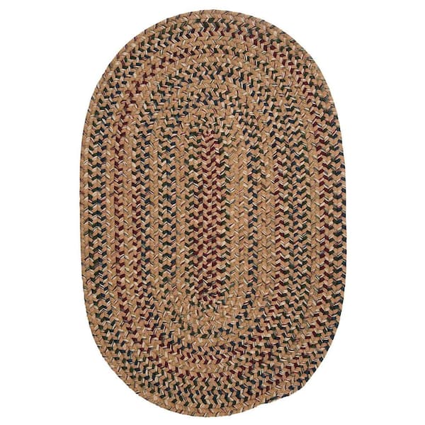 Winchester Evergold 9 ft. x 12 ft. Oval Moroccan Wool Blend Area Rug
