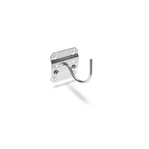 2-1/4 in. Curved 2 in. I.D. Zinc Plated Steel Pegboard Hook for LocBoard (5-Pack)
