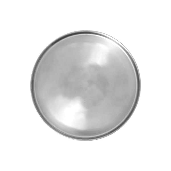 6 1/4 in. Diameter Stainless-Steel Piling Cap Pan Style