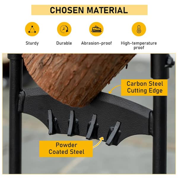 Kindling Cracker Firewood Splitter - Kindling Splitter Wood Splitter Wood  Splitting Wedge Manual Log Splitter Wedge