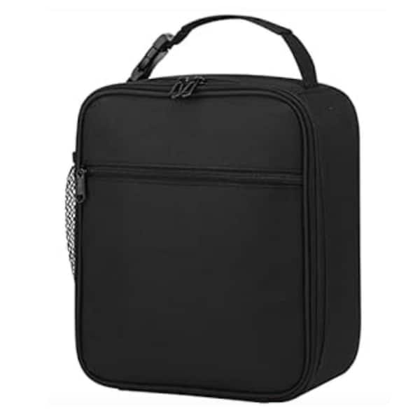 8 qt. Reusable Insulated Lunch Box Cooler for Men and Women, Lightweight and Portable, Waterproof and Durable, Black