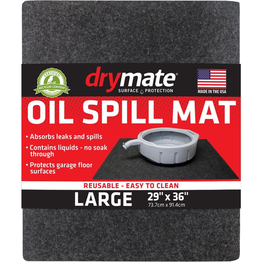 3 ft. W x 2 ft. 5 in. L Charcoal Gray Commercial/Residential Polyester Gara