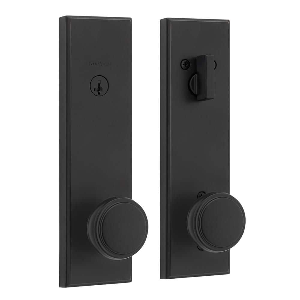 Sora Matte Black Keyed Entry Set Single Cylinder Door Handleset ft SmartKey Security price history on PriceWatchPro